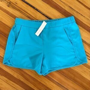 Trina Turk NWT Kristoph Dressy Jogger Shorts in Teal Size 4